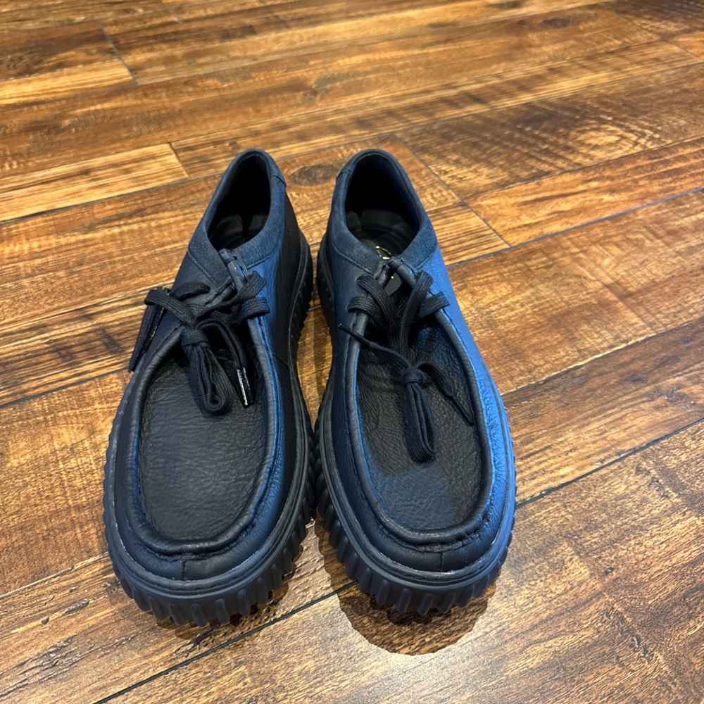 Men's Black Casual Lace-Up Shoes